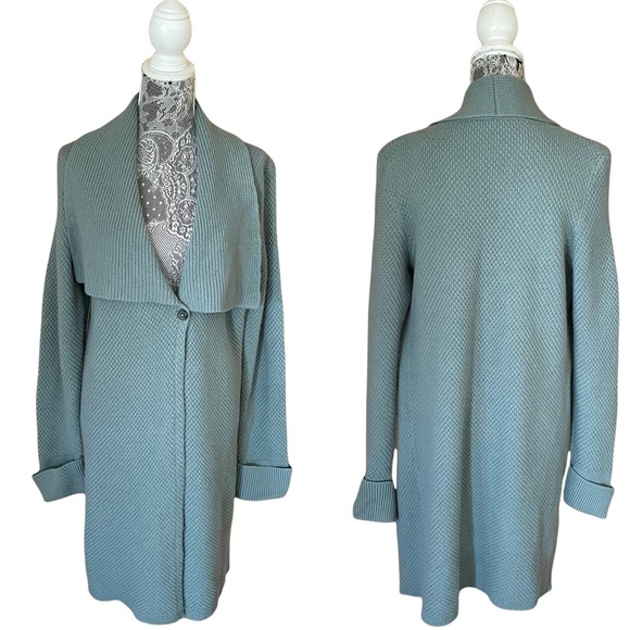 Mantovani Studio Sweaters - Mantovani Studio Italian Cashmere Sweater Cardigan Size Large